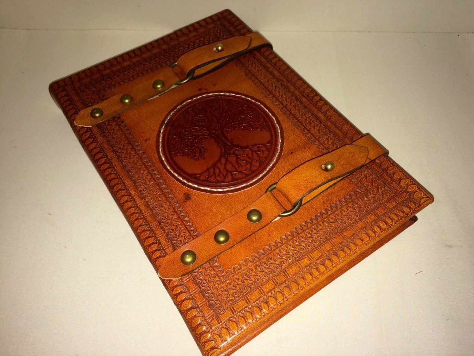 Handmade Leather Bound Sketchbook Etsy