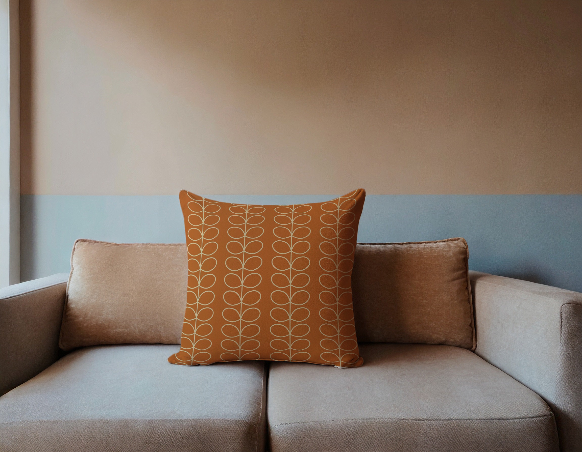 Orla Kiely Cotone Tessuto Estate Fiore Tenda Fodera Cuscino Borsa