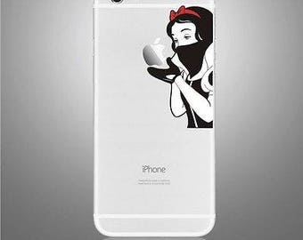 Etiqueta engomada de Iphone Ninja Nieve arte blanco para Apple Mobile iPhone 6+