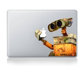 MacBook Wall-E Apple Vinyl decal, sticker for Apple Macbook Air/Pro 11 inch