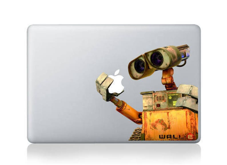 MacBook Wall-E Apple Vinyl decal, sticker for Apple MacBook Air/Pro 11 inch image 1