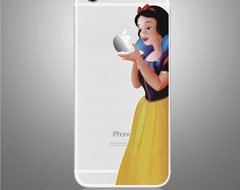 Snow White Iphone 7 sticker removable Vinyl Sticker Skin Decal Cover