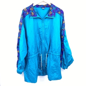 Plus Size Windbreaker 90s Etsy