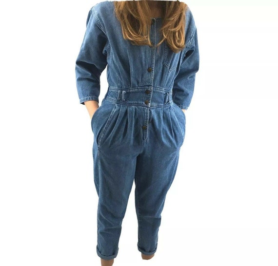 Vintage Dreams denim jumpsuit size 8