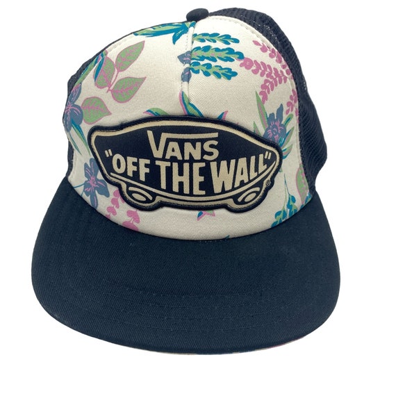 Vans Off the Wall Tropical snapback trucker hat c… - image 1