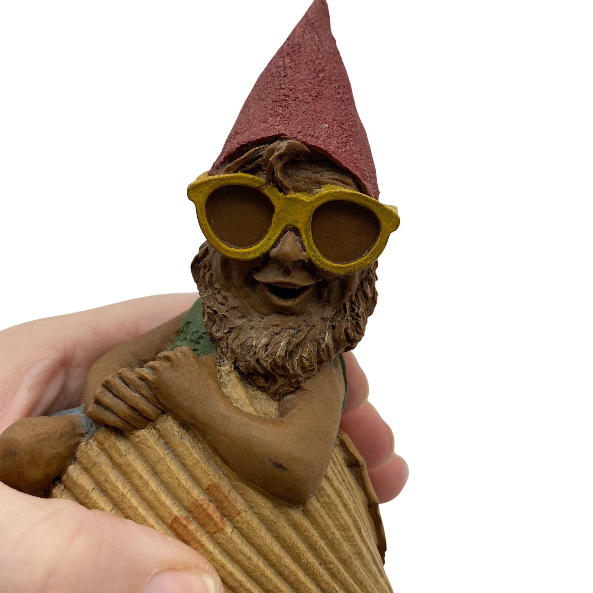 Tom Clark Gnome Aloe Lifeguard 1990 Sitting in Shell Vintage 90s