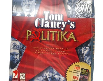 Tom Clancy Politika (PC) CD-ROM del videojuego Sealed War, juego de estrategia VTG