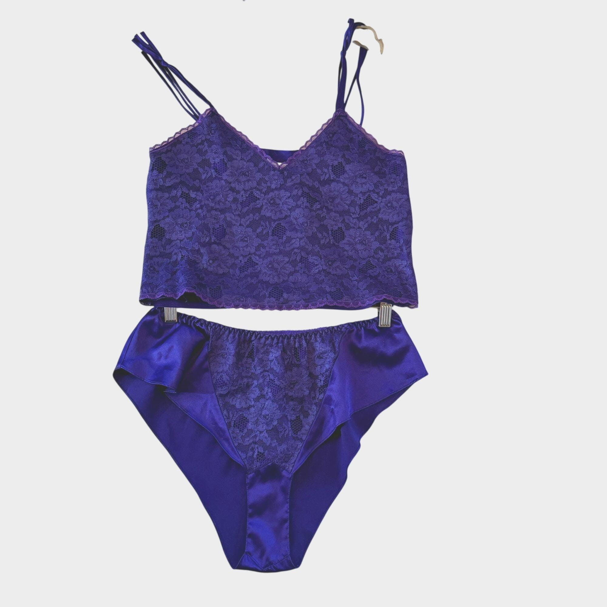 Shorty Dentelle Victoria's Secret Gris - Taille Medium | Neuf Avec étiquettes, Lingerie Féminine