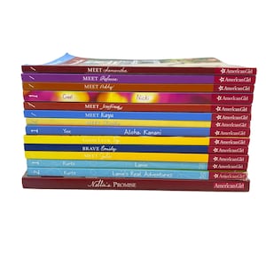 American Girl book lot 14 PB meet books Nellie Samantha Lanie Emily chapter books