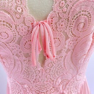 DEADSTOCK - Vintage 70s Pink Lace BOB MACKIE FOR GLYDONS 3pc. Sleep Lingerie Set - LGE