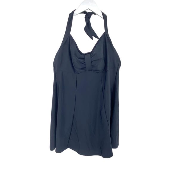 Carol Wior Black Women's Swim Dress Size 16 USA Halter Neck USA Slimming - Etsy Israel Carol Wior Black Women's Swim Dress Size 16 USA Halter Neck USA Slimming - Etsy Israel