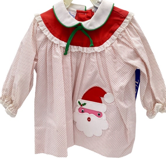 Vintage Girls Christmas swing top size 12M NOS Sa… - image 1