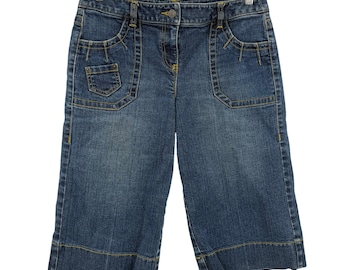 Ann Taylor Loft Denim Bermuda Shorts Size 6P Stretch petite capris summer Y2K