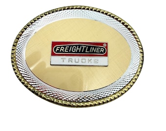 フレイトライナー・トラックのプロモーション用ベルトバックル、トラック運転手向け、ヴィンテージ80年代