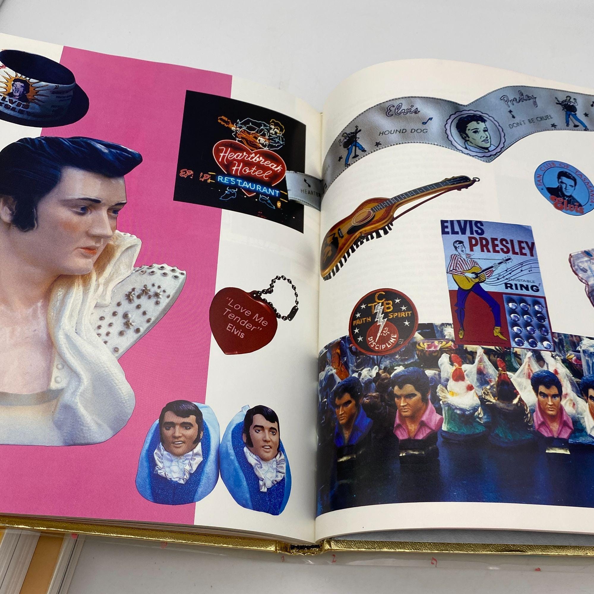 Elvis World Coffee Table Book by Jane & Michael Stern W Slip