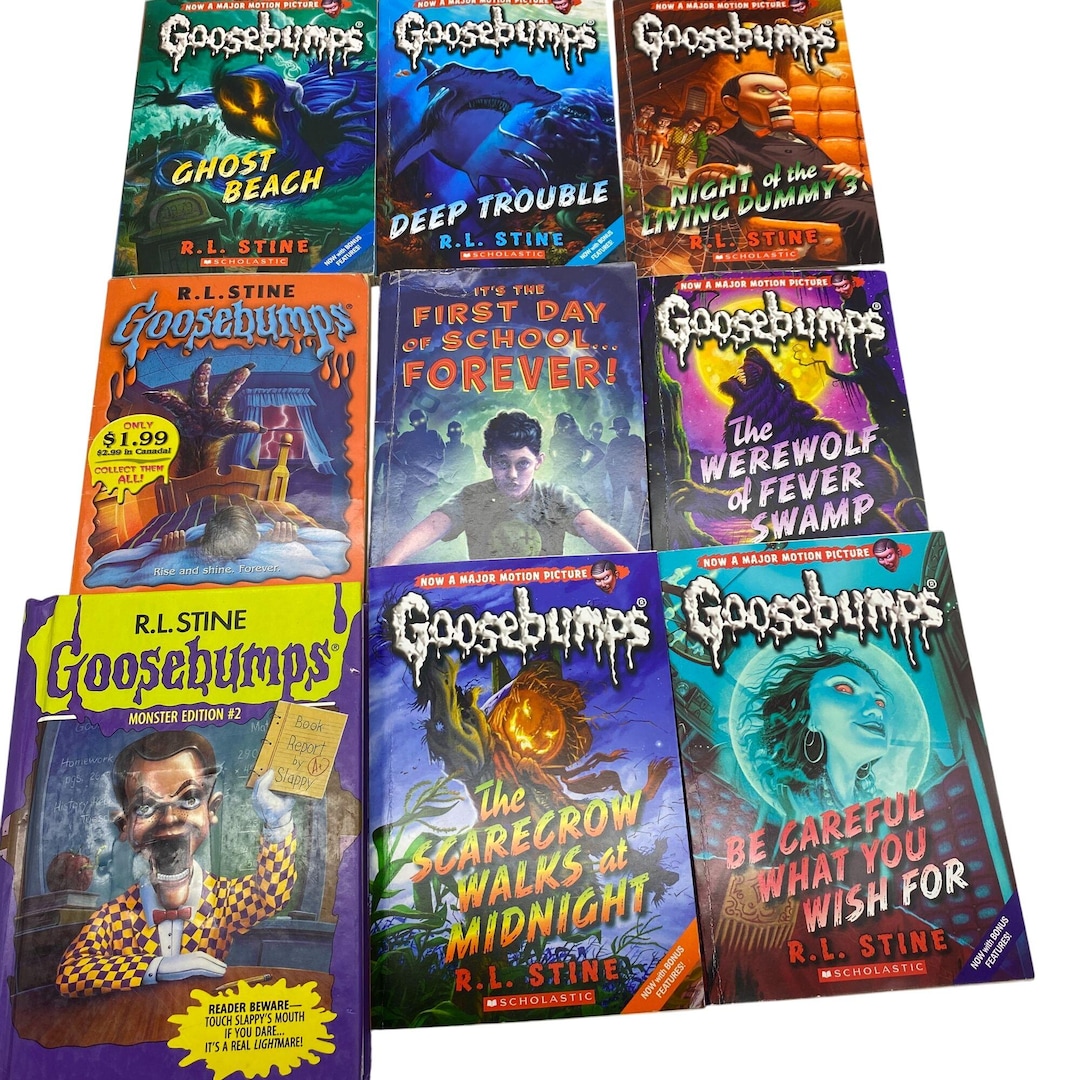 R.L. Steine Goosebumps Book Lot Monster Edition 2 Don't Go to