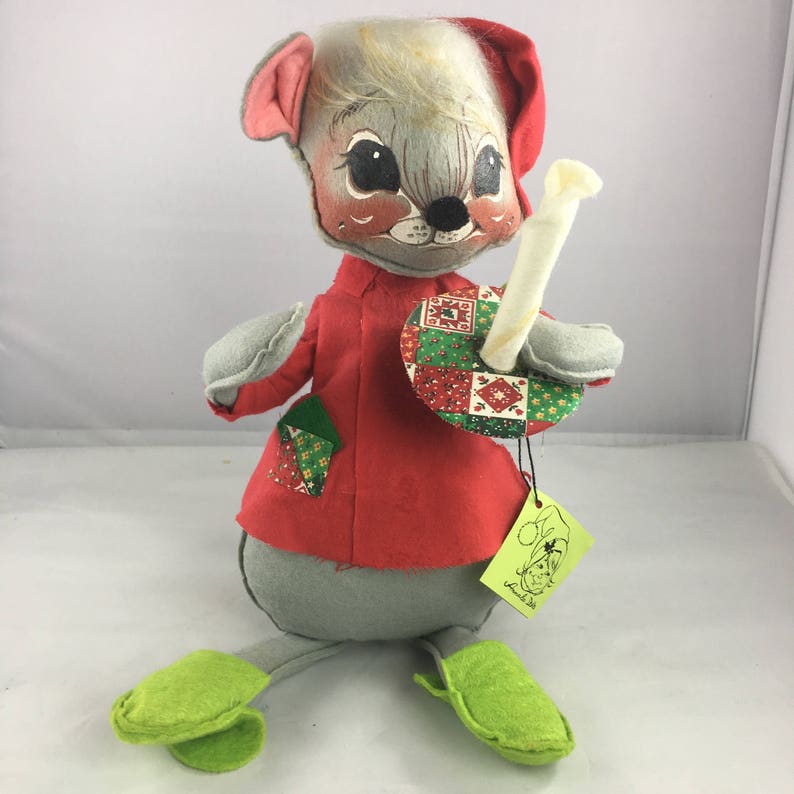 vintage annalee christmas mouse