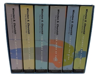 Winston Churchill The Second World War 6 Volume Box Set Mariner Books Paperback