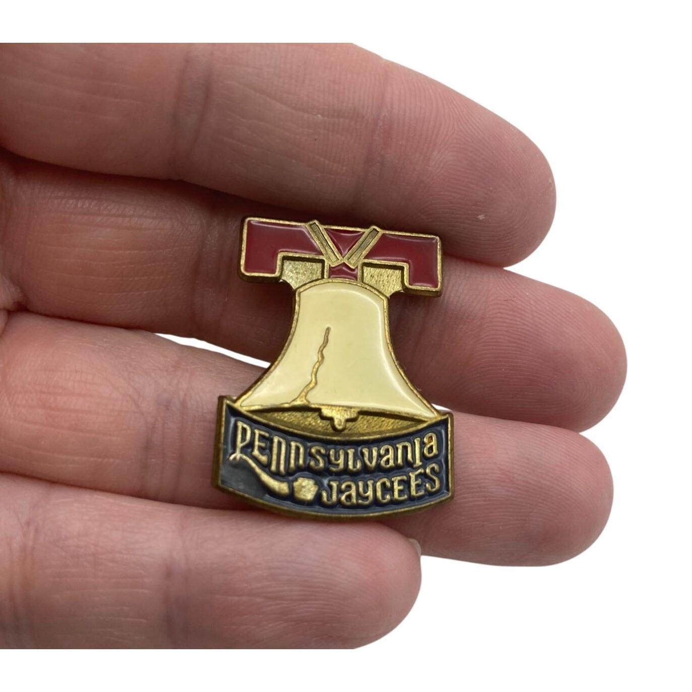 VTG ジェイシーズ ピンバック ラペルピン ペンシルバニア コネチカット