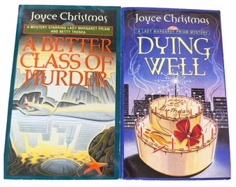 Joyce Christmas Lady Margaret Priam Mystery Paperback Book Lot Titles Fawcett