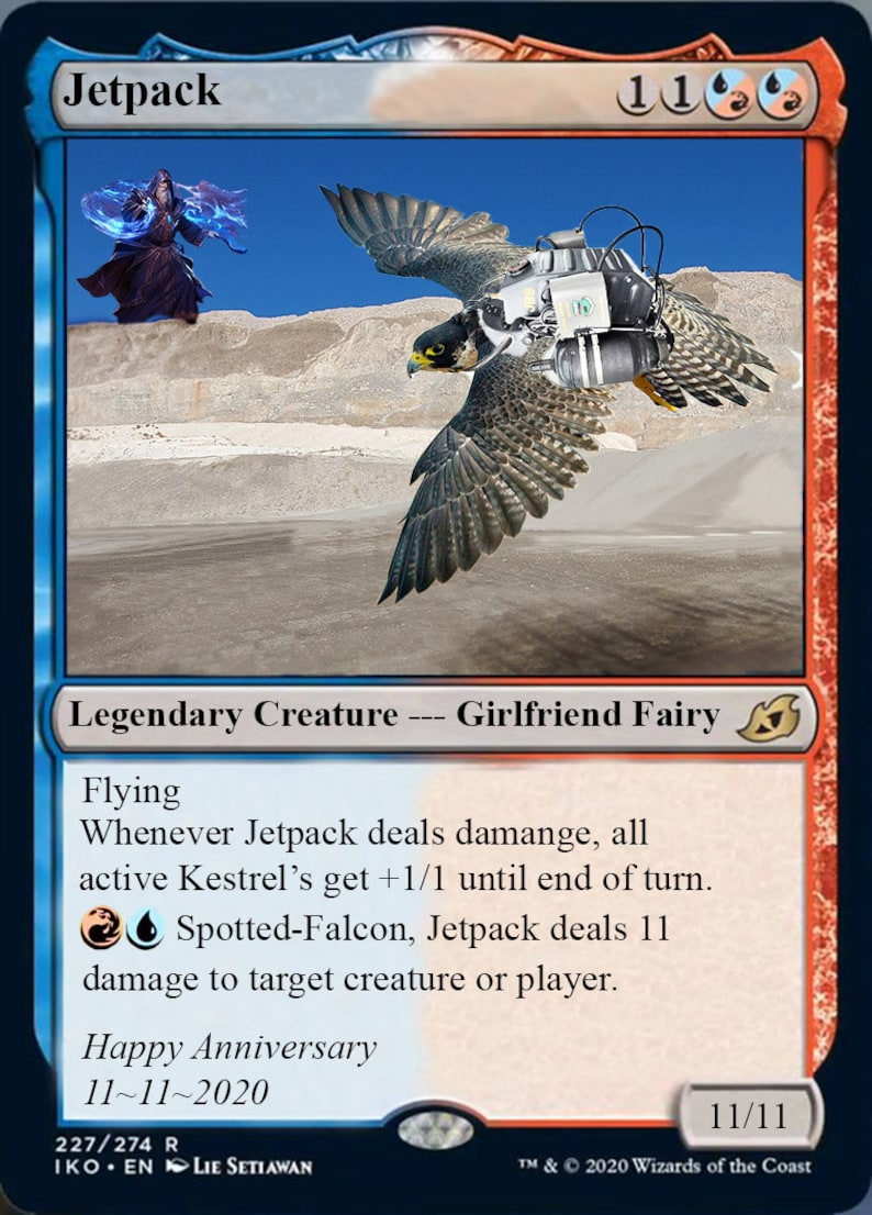 Personalized MTG Creature Foil Card Etsy