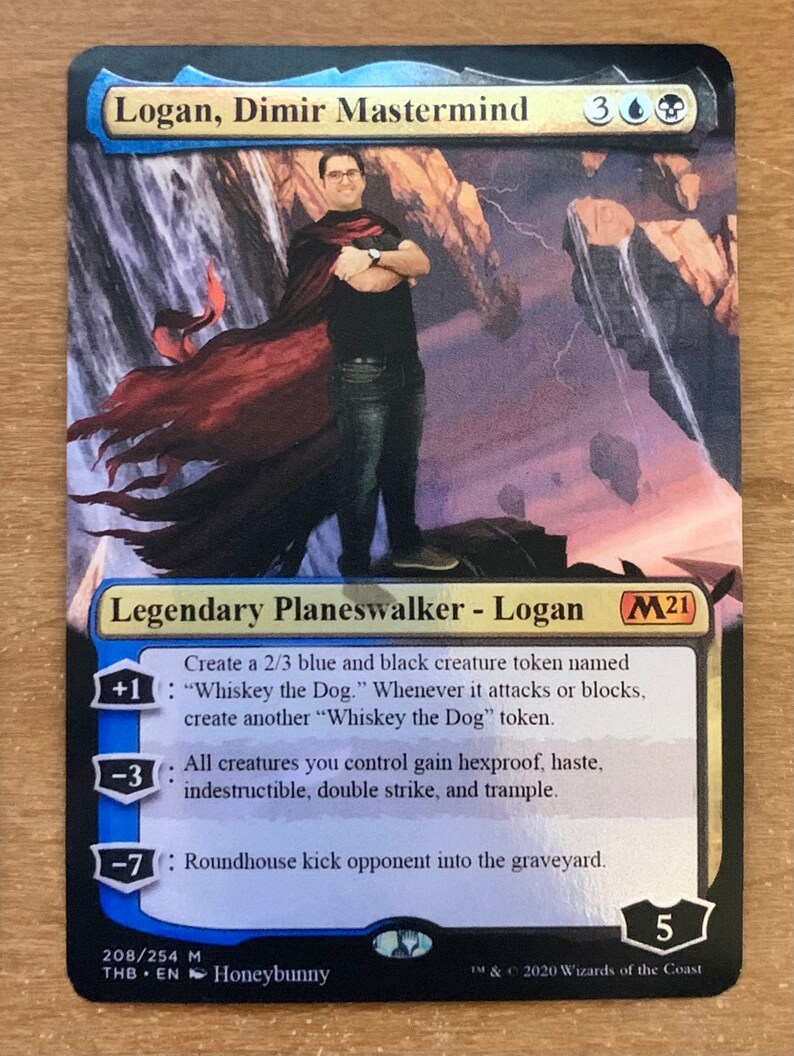 Commander Sized MTG Foil Custom Planeswalker Card Etsy