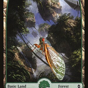 MTG Cicada Brood X Special Edition Custom Foil Land Card
