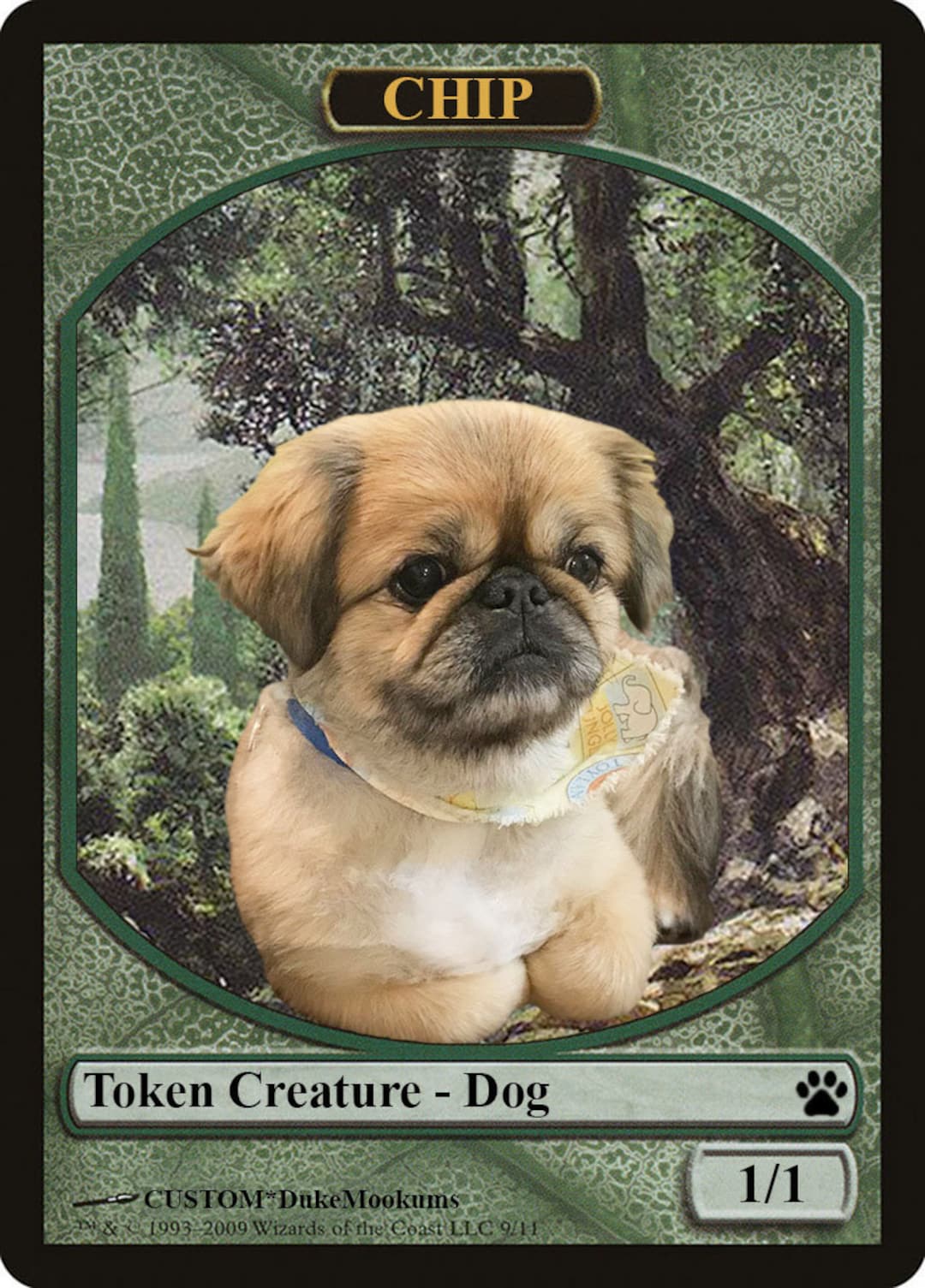 Personalized MTG Foil Token Card - Etsy