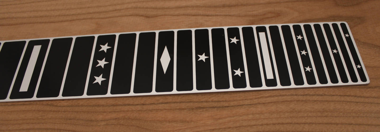 6 String Lap Steel Guitar Fretboard Screenprinted Onto Aluminium Etsy