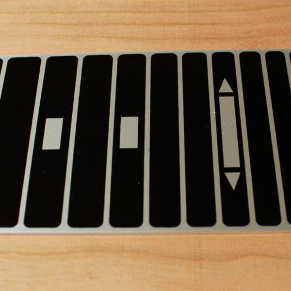 Stringmaster style Lap Steel Guitar Fretboard Screenprinted onto Aluminium