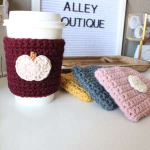 Fall Pumpkin | Crochet Coffee Cozy Coffee Sleeve