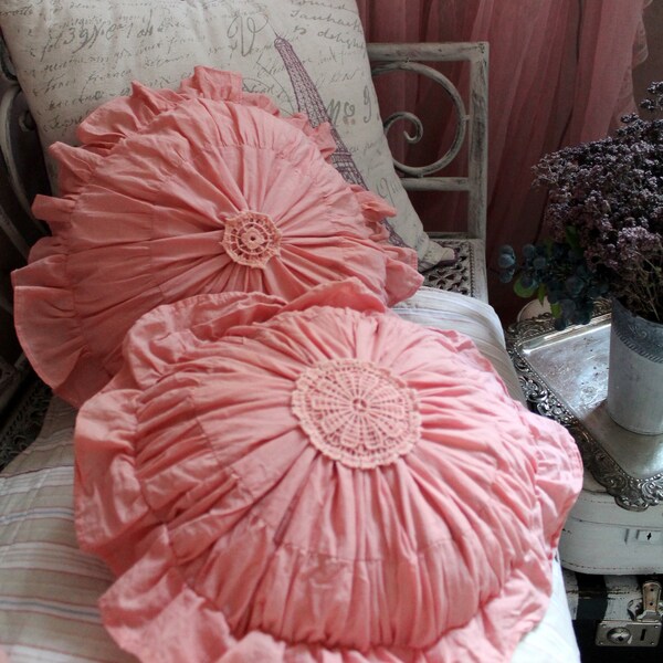 Pink Throw Pillow Etsy