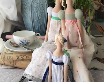 Pride and Prejudice dolls Jane Austen gifts Handmade Cloth Doll English Regency Shabby Chic Decor