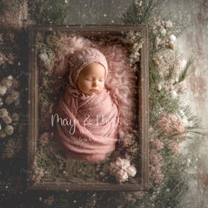 May’s Winter Rose Cradle | May and Moss Digitals