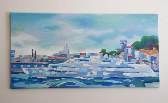 Yacht in the Port