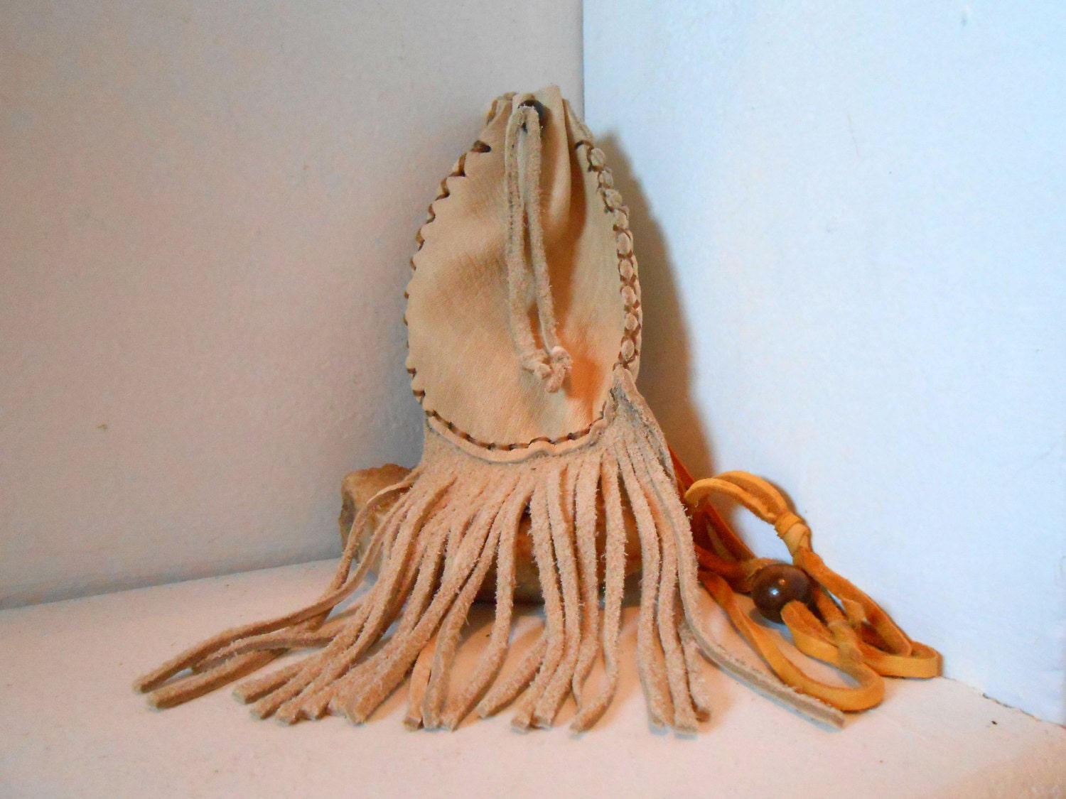 Medicine Bag with Fringe Medicine Pouch Handmade Powwow Etsy