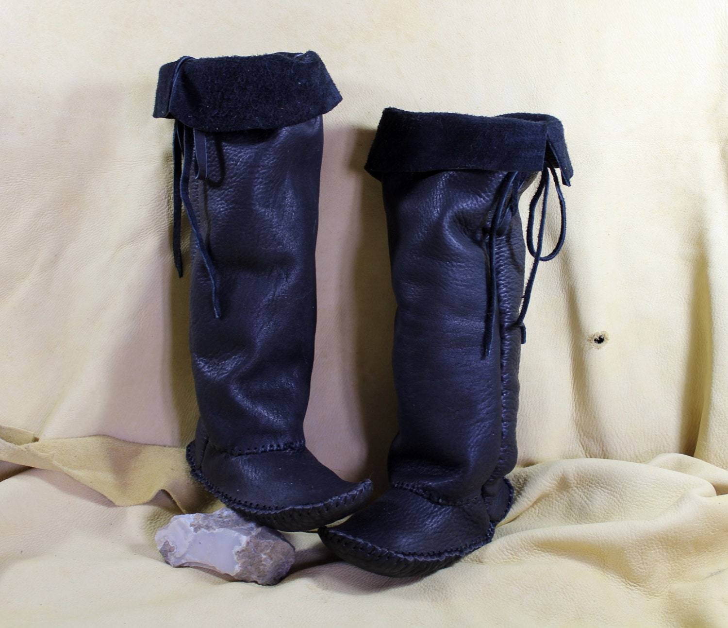 handmade moccasin boots