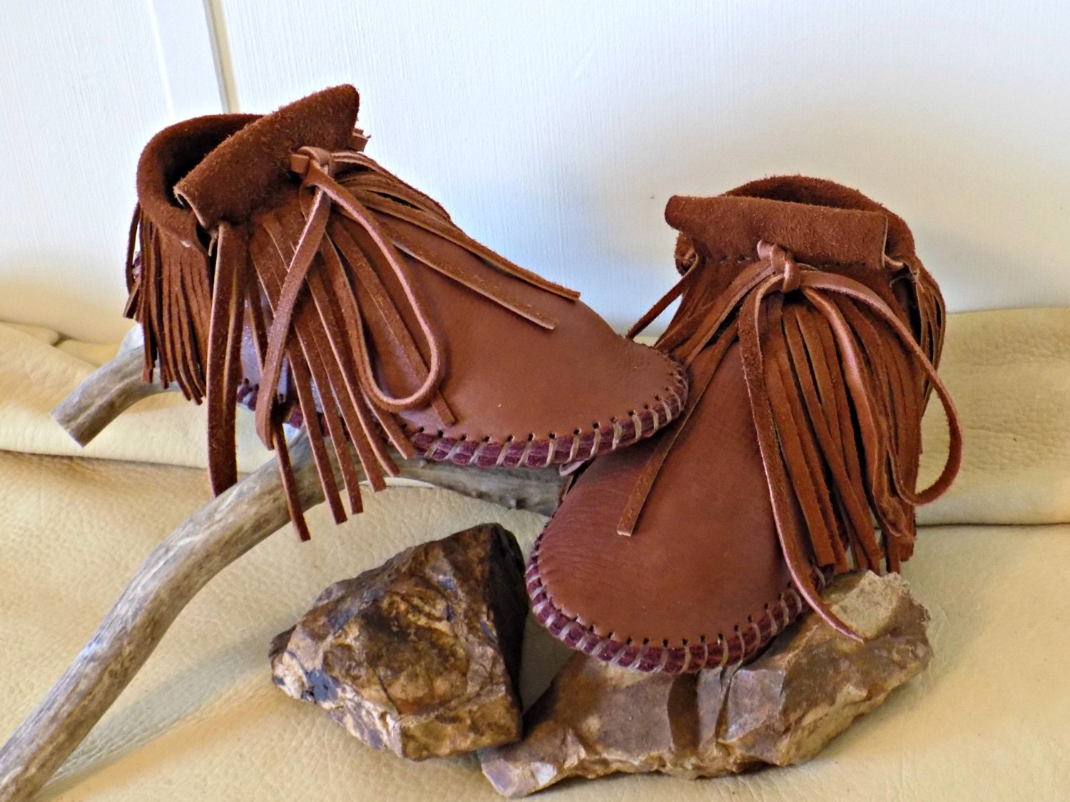 elk hide moccasins for sale
