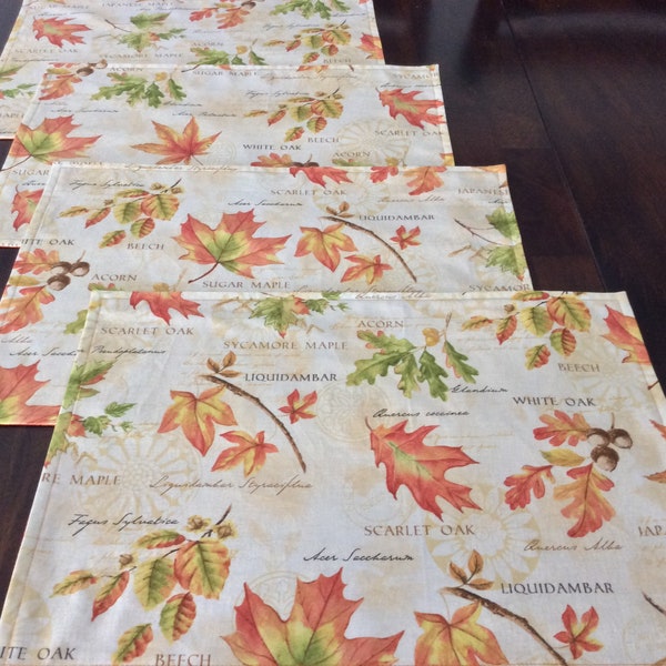 Fall Placemats Etsy