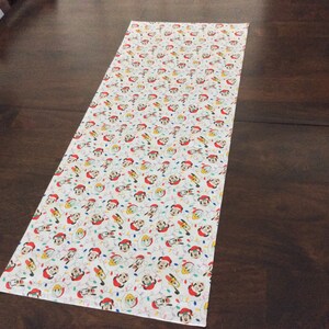 Corredor de mesa do Mickey Mouse, corredor de mesa de Natal