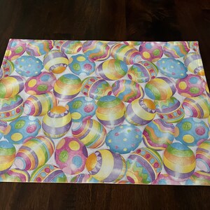 Easter Egg Placemats, Set of 2, Reversible image 2