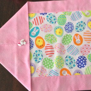 Easter Eggs Table Runner - bunnies, chicks, and eggs