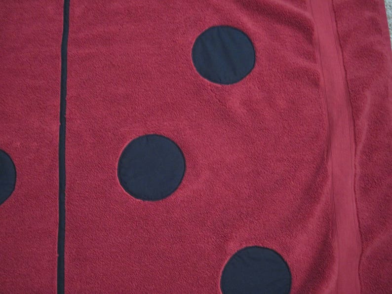 Ladybug Hooded Towel
