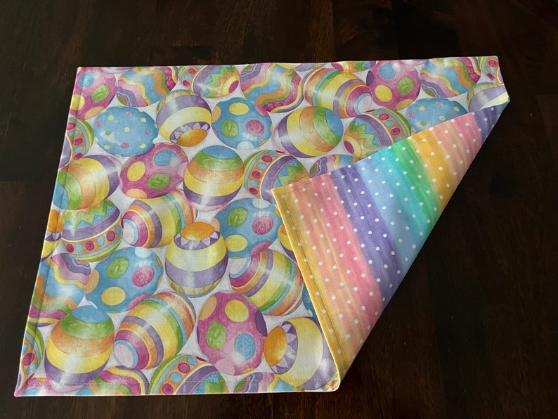 Easter Egg Placemats, Set of 2, Reversible image 3