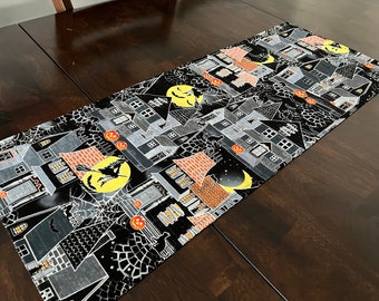 Spooky Table Runner, Halloween Table Runner