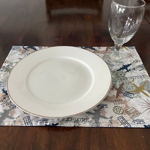 Travel Lover Tischsets, 2-er Set