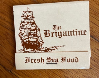 Vintage The Brigantine Restaurant Matchbook: California Memorabilia