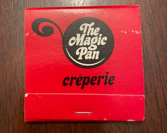 Caja de cerillas para crepería con sartén mágica vintage - Recuerdos de San Francisco
