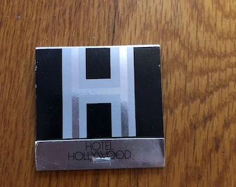 Caja de cerillas antigua, Hotel Hollywood, Hollywood, California, nueva, nunca usada, recuerdo coleccionable