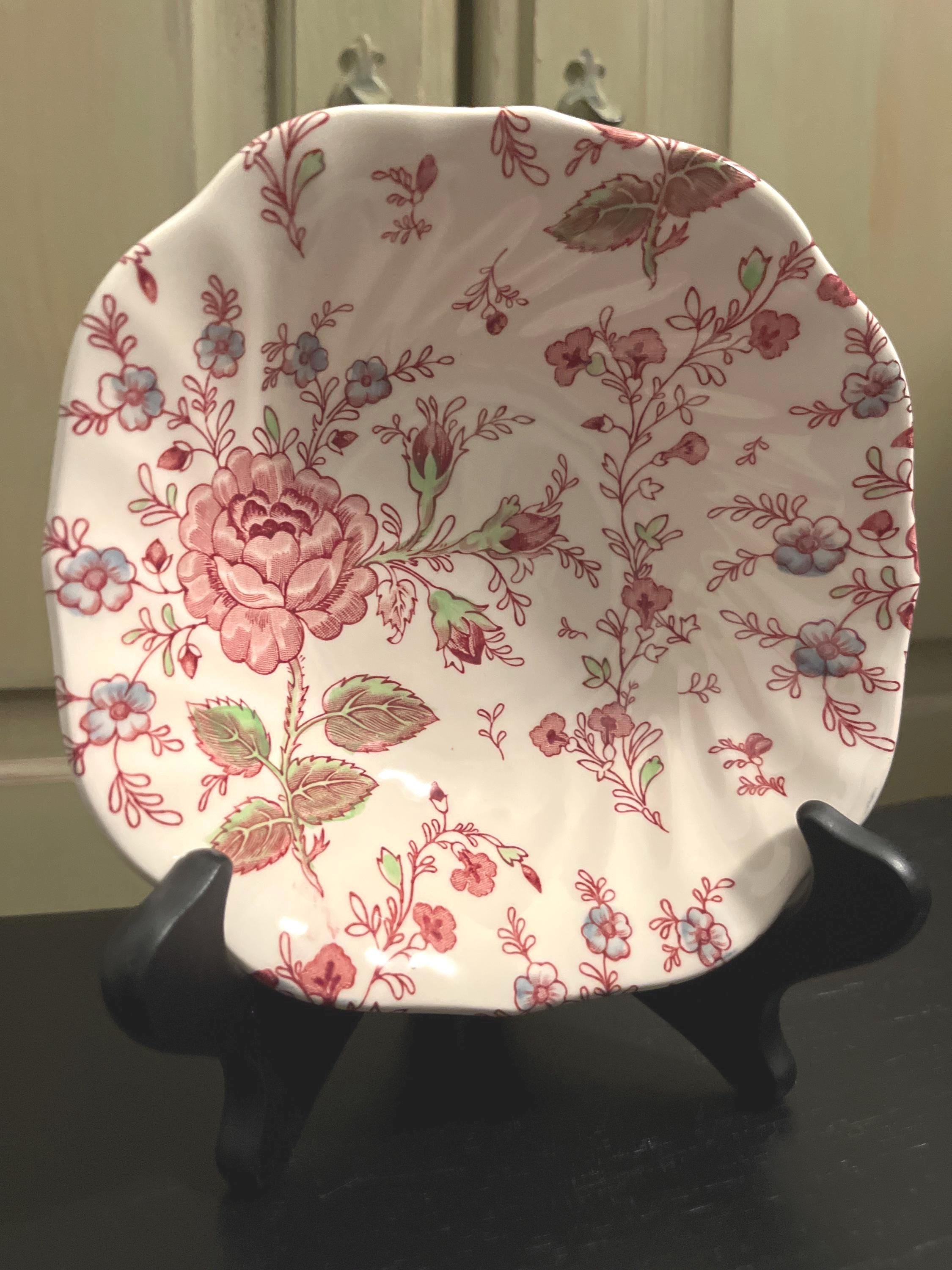 Johnson Brothers Blue Rose Chintz - Etsy